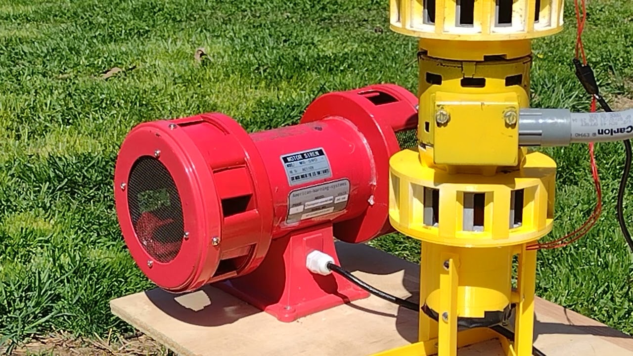 A short test of three sirens (Ft Bandee-85DT, MS590, 3T22B)