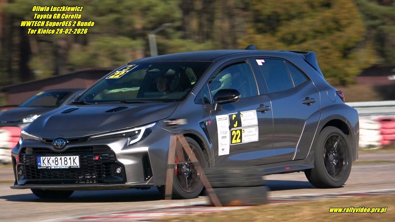Oliwia Łuczkiewicz - Toyota GR Corolla - WWTECH SuperOES 2 Runda Tor Kielce 28-02-2026