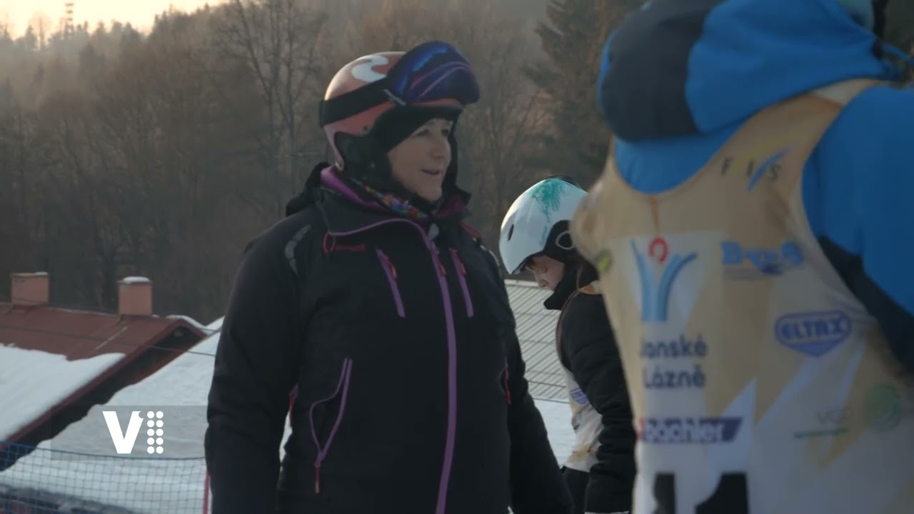 Na cestách Královéhradeckým krajem,  lyžařská střediska Olešnice v Orlických horách, zimní areál, V1