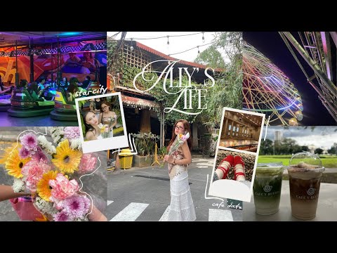 living my ally’s life one moment at a time. Star city fun || Café dates || Cubao Expo ✨💐