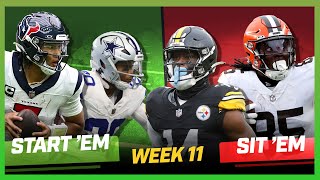 Week 11 Start 'Em, Sit 'Em: Michael Fabiano Sets Your Fantasy Lineup!