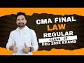 CMA FINAL | LAW - CLASS - 5 | For DEC 2025 exams | By CMA Sai Kumar Sir | Shikhara Tutorials