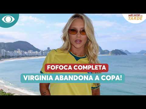 VÍDEO COMPLETO: Virginia abandona cobertura da Copa; entenda a decisão | Melhor da Tarde