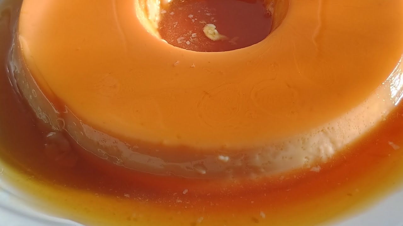 Pudim de leite com um ovo, delicioso e fácil de fazer.