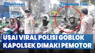 USAI VIRAL 'POLISI GOBLOK', KINI KAPOLSEK SETIABUDI DIMAKI PEMOTOR DI JALUR KTT ASEAN