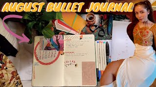 August 2021 Bullet Journal Ideas, Setup + Walkthrough
