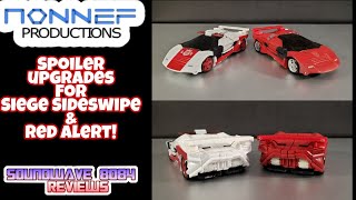 FOR Siege Sideswipe Siege Red Alert 3D DIY upgrade KIT car tail Spoilers Gift 