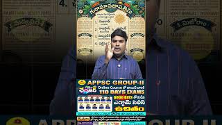 AP Group-2 Job Calendar 2026 Geography Online Classes | Most Importent Tricks #yespublications