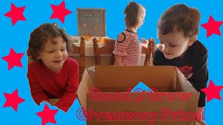 Littles won a Good 2 Grow Giveaway! BONUS: Mom surprises littles with more mystery surprises!