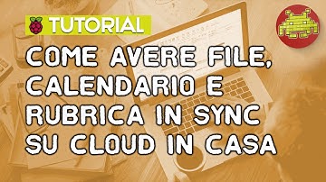 CalDAV, CardDAV, WebDAV Su Raspberry Pi!