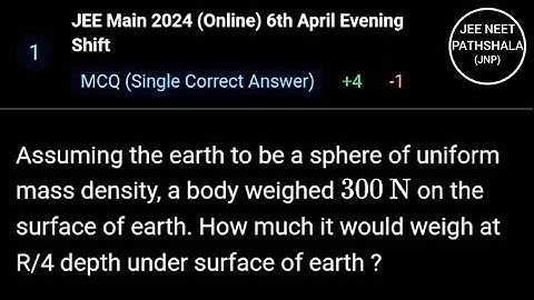 IIT JEE mains aur gravitational force pyq 2024 #advance #IIT #jeeadvanced #jeemains
