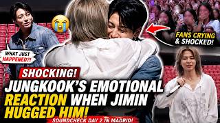 SHOCKING! Jungkook Emotional Reaction to Jimin’s Hug at Soundcheck Day 2 (Full Moment)