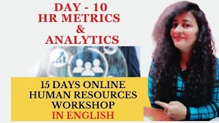 HR Metrics & Analytics | HR Workshop #hrworkshop #hrmetrics #analytics #readywithhr