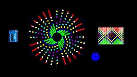 Full designe & proteus and HEX file animation WS2811 16X24 Chakra, Budurasmala