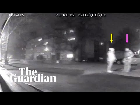 CCTV footage shows the moment Wayne Couzens stops Sarah Everard