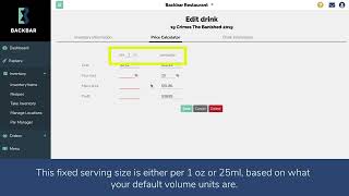 How To Price Drinks With Our Drink Price Calculator - Backbar