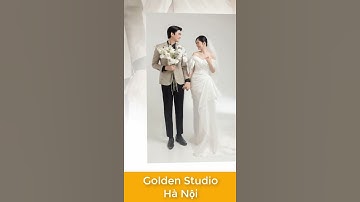 Dáng chụp ảnh cưới trong Studio đẹp mê mẩn - Golden Studio chụp ảnh cưới siêu đẹp giá rẻ Hà Nội.