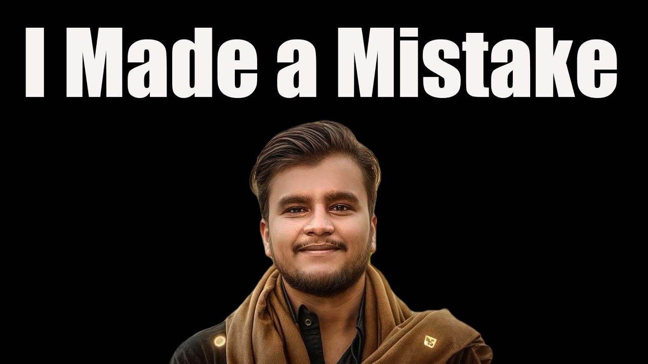 My Apology & The Truth !