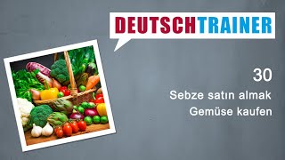 Yeni başlayanlar için Almanca (A1/A2) | Deutschtrainer: Sebze satın almak Resimi