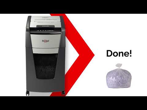 Rexel Optimum AutoFeed+ 225X Automatic Cross Cut Paper Shredder - Product video (EN)