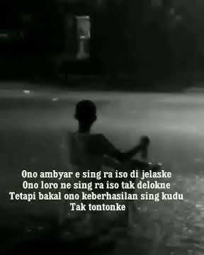 Story WA bahasa Jawa,hujan-hujanan