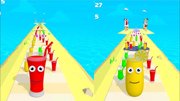Juice Run All Levels Walkthrough Mobile Android IOS, New Running Games Gameplay Max Level