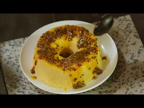 Bolo de Coco e Maracujá: Brazilian soft and creamy coconut and passion fruit cake