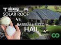Tesla Solar Roof vs Hail Storm in Texas