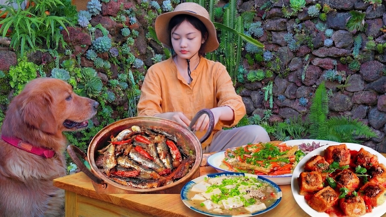 Traditional Cuisine Real Village Home Meals, Simple Countryside Cooking
