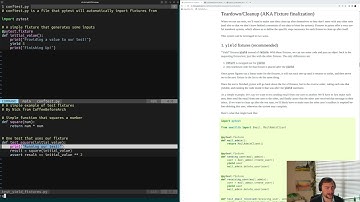 pytest Basics: Yield Fixtures