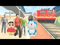 🚅 Franklin Going to UNCLE Village by train 🤗🔥 in indian theft auto simulator 💥