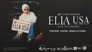 Duet Peace Love Rindu \u0026 Kembara Kita - 30th Anniversary ELLA USA Live in concert