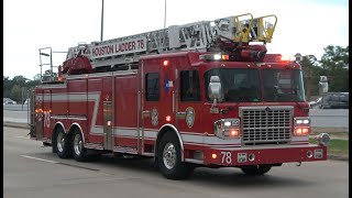 Apartment Fire Response - [Houston Fire Department] Stations 69, 78, 10, 60, 49