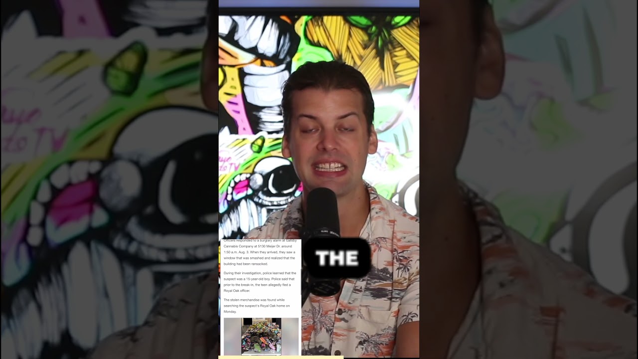 Teenager Caught With $100,000+ Worth Of Weed Products