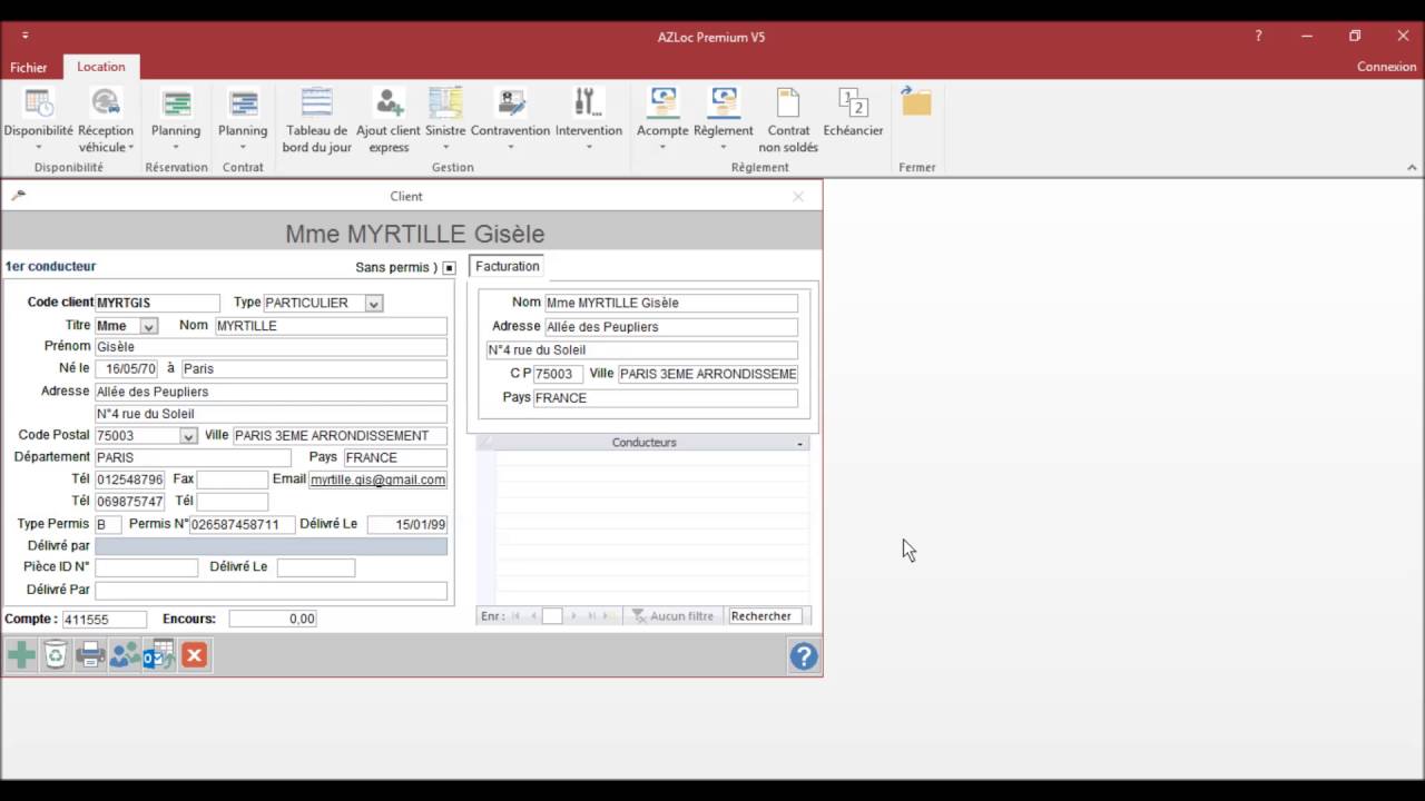 Tuto AZLoc - Créer un client - YouTube