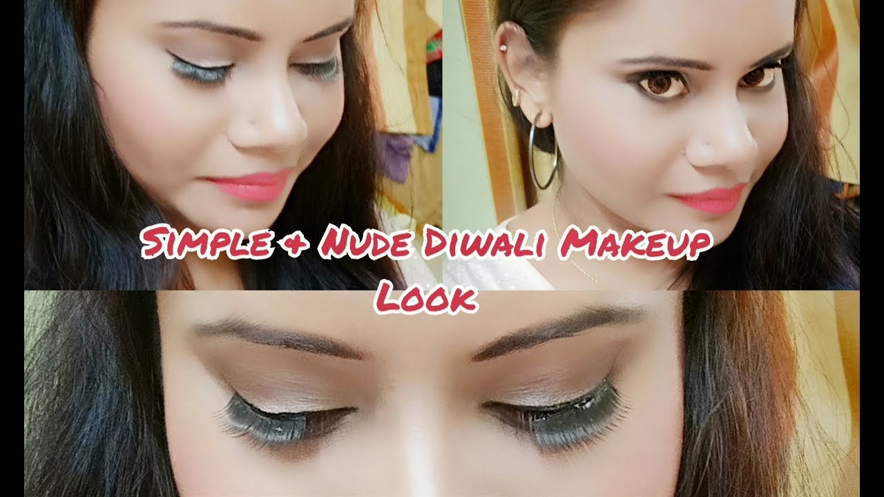 Simple And Nude Diwali Makeup Tutorial 2 Party Makeup Look