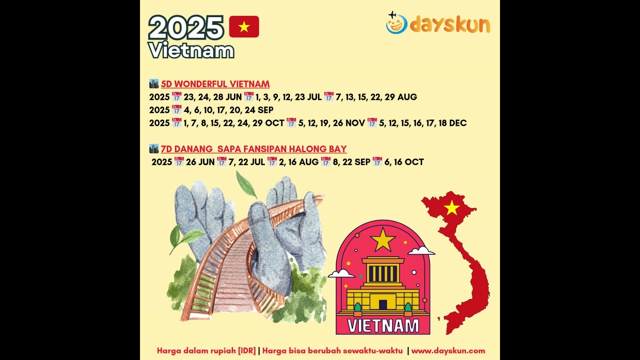 🇻🇳 Liburan ke Vietnam bareng Dayskun