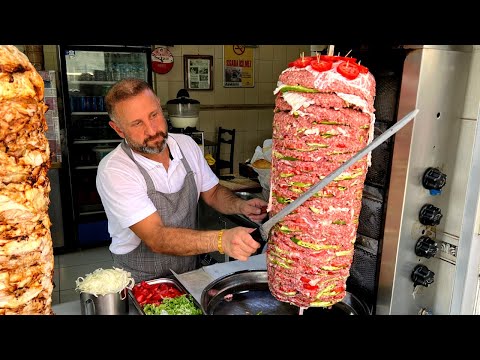 WARNING: Don't watch this video if you are hungry | Famous level MAX döner in Istanbul!