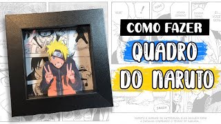 Quadro Decorativo Desenho Naruto Shippuden Decorar