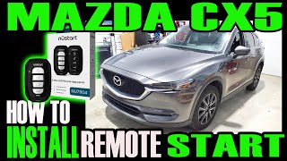 MAZDA CX5  HOW TO INSTALL REMOTE START DC3 PLUS MA3 THARNESS