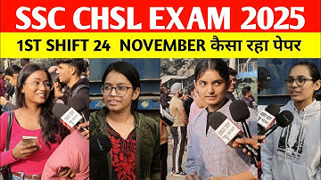 ssc chsl review 2025 | 1st shift 24 november  | ssc chsl exam review 2025 | ssc chsl analysis 2025
