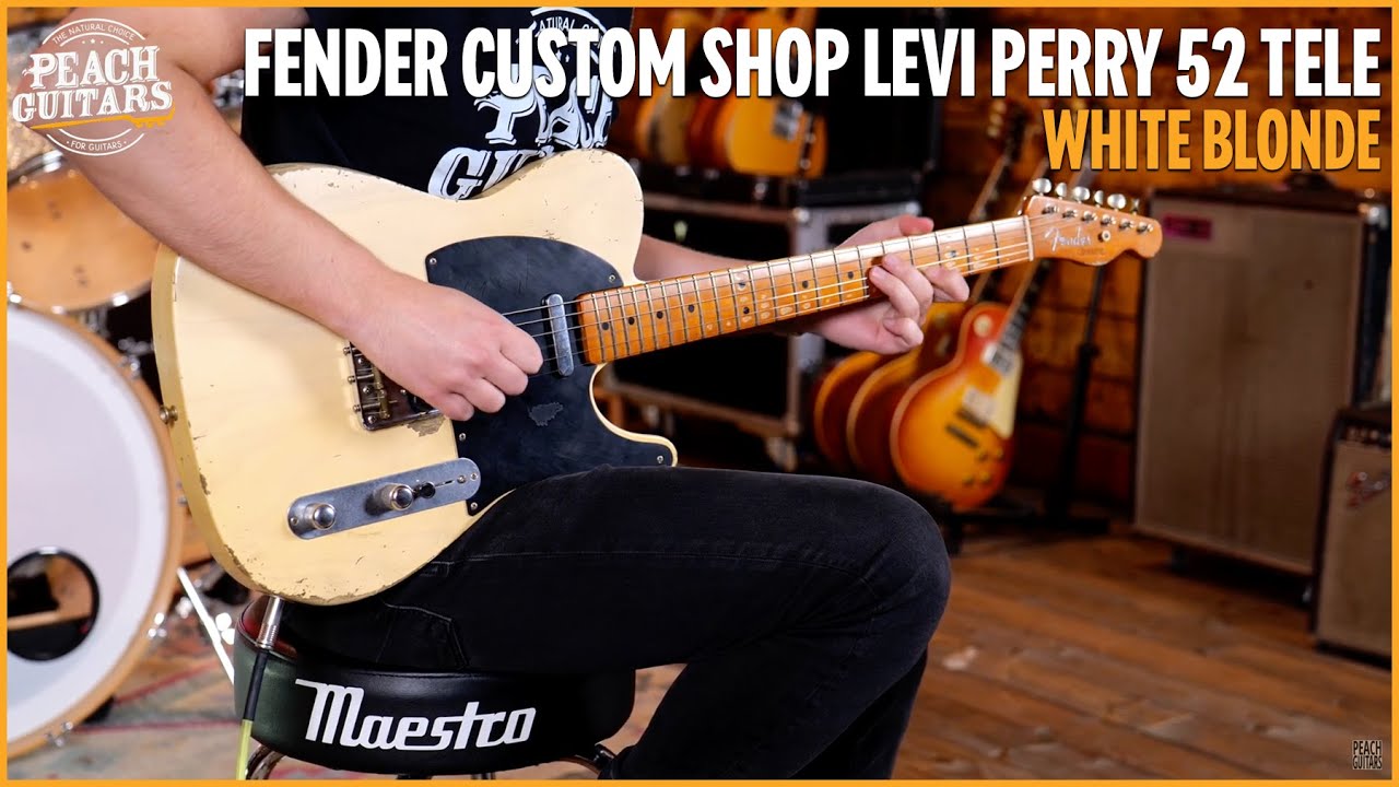 Fender Custom Shop Masterbuilt Levi Perry 52 Tele | Relic White Blonde adlı videoyu YouTube'da izle Fender Custom Shop Masterbuilt Levi Perry 52 Tele | Relic White Blonde adlı videoyu YouTube'da izle
