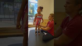 Today was much smoother than yesterday! She didnt get as frustrated.  #emmiesjourney #cerebralpalsy