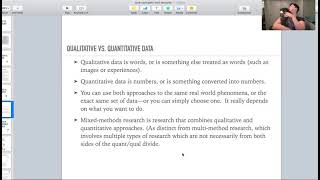 Qualitative and Quantitative Data