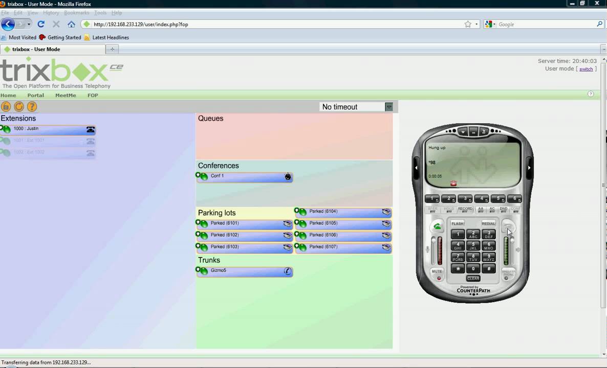 Trixbox Voicemail How to Log In/Out - YouTube