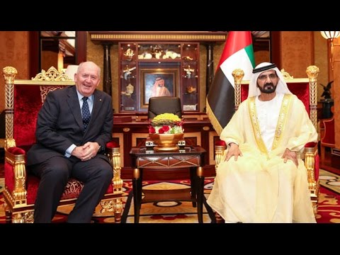محمد بن راشد يستقبل حاكم عام كومنولث استراليا