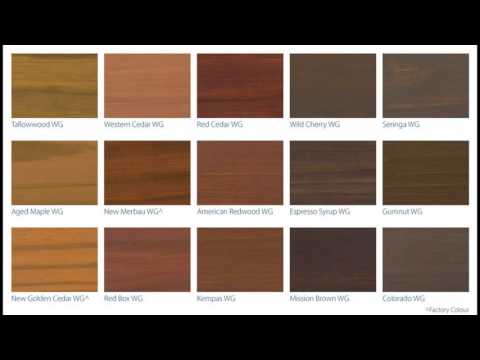 Wood Shield Stain Color Chart