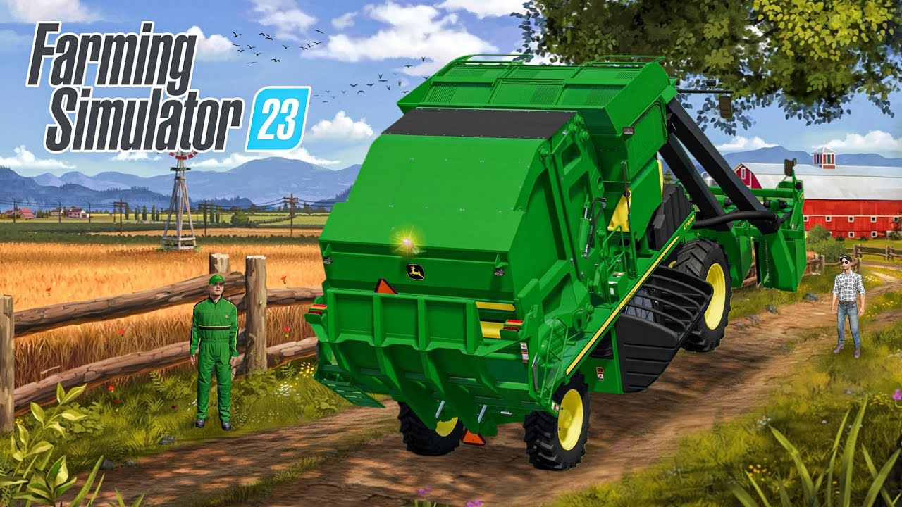 Cotton Harvesting & Collect In Fs23 | Farming Simulator 23 Gameplay | Timelapse