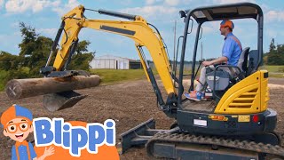 Blippi Explores Bulldozers And Excavators | Classic Blippi Adventures | Best Vehicle Videos For Kids