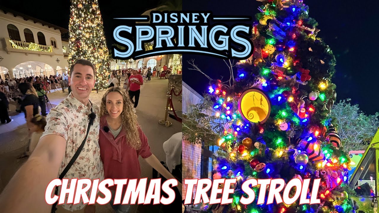 FREE Christmas Activity at Disney World | Disney Springs Christmas Tree Stroll 2024